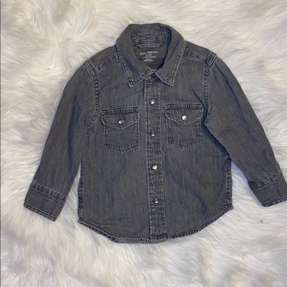 GAP baby boy denim shirt - 18-24 months - Picture 2 of 5